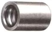 Strong collar to anchor ferrule to stem. Electroplated steel. Also available in stainless steel. Gates Corp. NOTE: Part A and Part D have female NPT threads. Part B and Part F have male NPT threads.