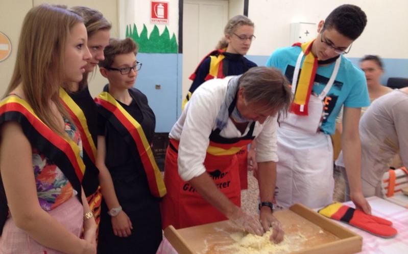 At this workshop we learned how to make different kinds of pasta, for example Tagliatelle, Orecchiette and Cavatelli.