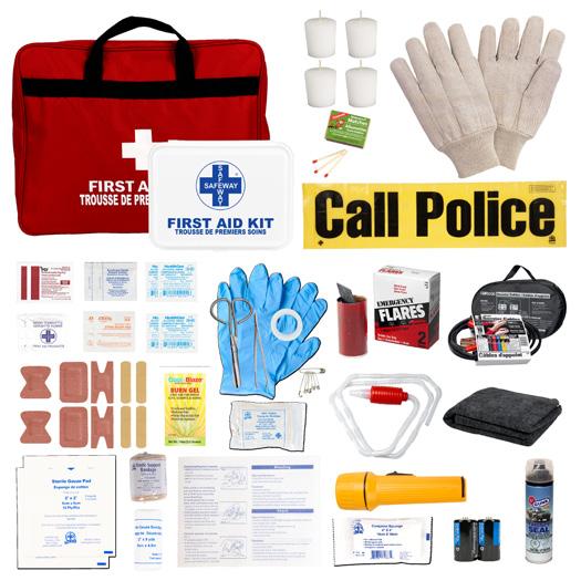 EMERGENCY PREPAREDNESS KITS Be prepared for any disaster that strikes. These kits contain survival tools if you find yourself abandoned, stranded or lost in the outdoors.