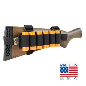 US1024: Tactical Shotgun Reload Buttcuff This shell holder fits the butt of your shotgun and adds 6 additional rounds. This is a great addition to your home defense shotgun.