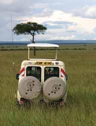 suspension and luggage storage. All vehicles are equipped with a UHF/VHF radio system linked to our base at Serengeti House staffed every day from sunrise to sunset.