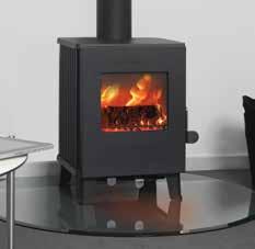 Multifuel Multifuel Multifuel 1416 1418 1446 Radiant stove Ribbed sides, clear glass door
