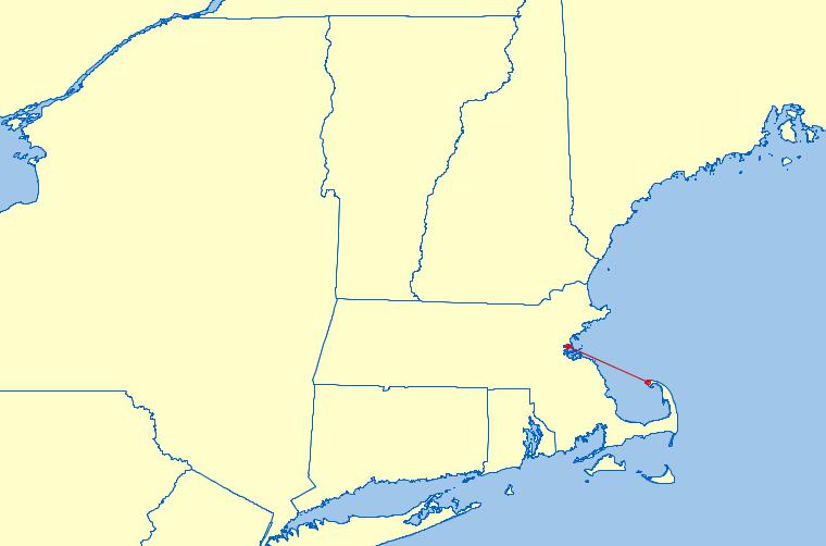 And one route: Boston Provincetown Original Cape Air