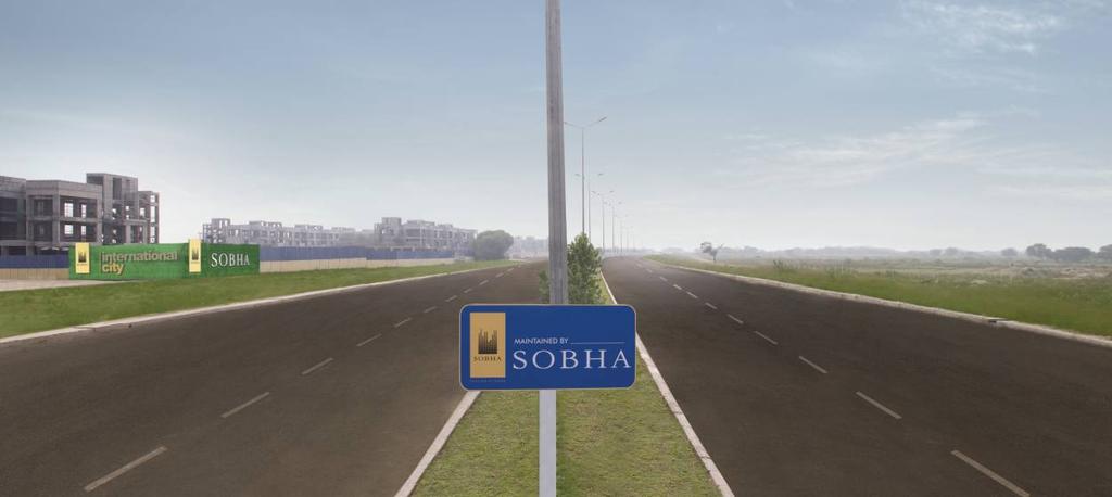 C I T Y Sobha City is located right at the edge of Delhi, in Chintels Metropolis, Sector 108,.
