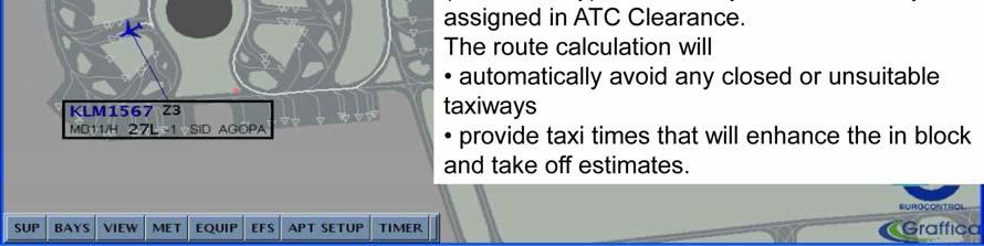 data link that will be displayed in the cockpit in textual format and on a moving map, which will improve the Flight Crew s situational awareness