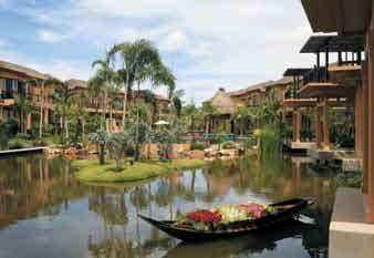 Our two large tropical lagoons are surrounded by lush gardens.