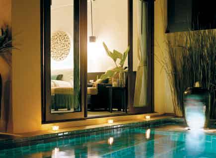 private plunge pools, large daybeds, and all the modern amenities our guests have come to expect.