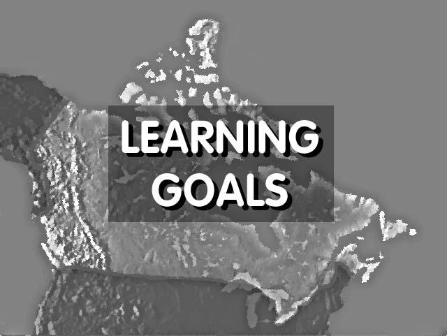 LEARNING GOALS Name Canada: Its Land, Resources & Economy Name Canada's Seven Regions Describe the Major Geographic