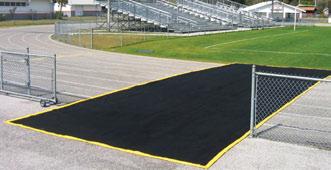 Blank metal allows track surface application for continuity in D-Zones.