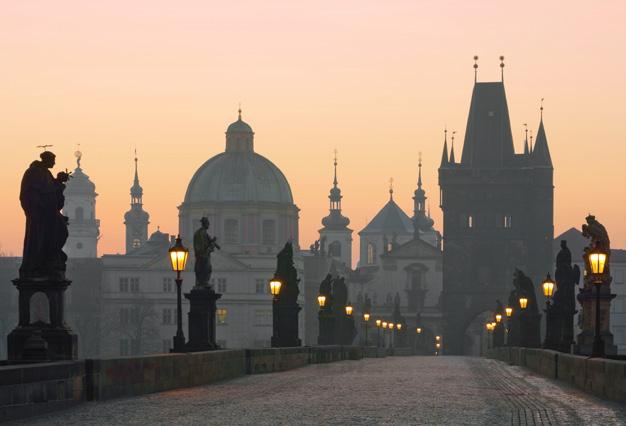 Cross the famed Vltava River on the Charles Bridge, one of Europe s most romantic river crossings seeing the Golden City of a Hundred
