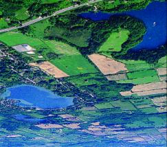 The Oak Ridges Moraine Groundwater seeps into the ground to varying depths and collects in aquifers, which are rock or soil formations with adequate pore spaces to store water and sufficient