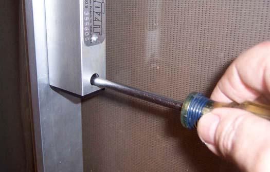 When the door is released, the gas piston extends and pulls the cable back into the closer,