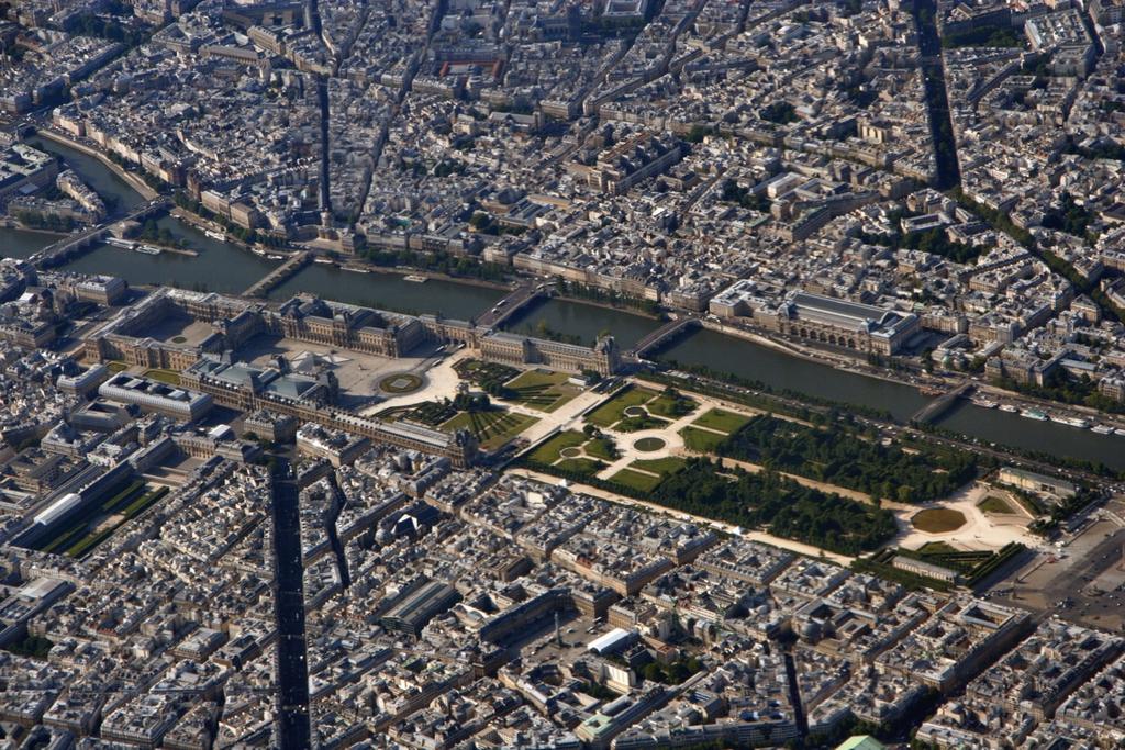 Site of the Old Louvre Origins of the Louvre, the focus of the Grand Axis that will be developed from 1500 to the