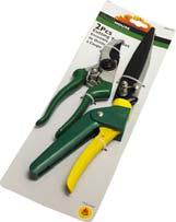 and pruning knives not suitable for scalloped or serrated edges S005321 LOPPER / PRUNER SET 056348405472 1/12 2-Piece Pruner/Grass Shear Set 13-1/2" grass shear - non-stick coated