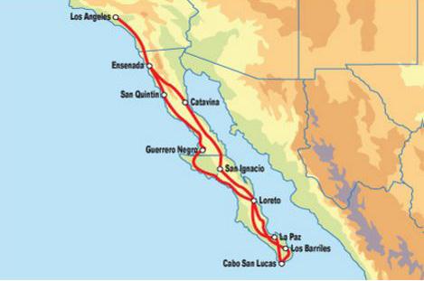 This is a one of a kind guided tour which will take you from EagleRider headquarters in Los Angeles through the US / Mexico border at Tijuana to