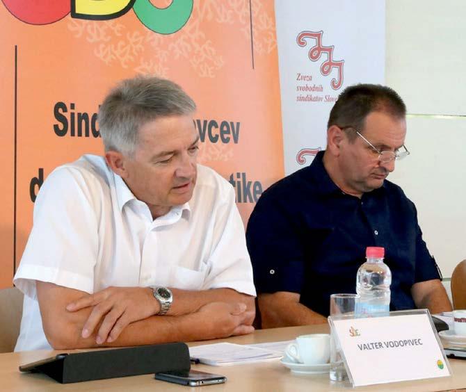 S Dejavnost sindikata energetike S 54 indikat dejavnosti energetike Slovenije je julija sklical tiskovno konferenco, na kateri so podrobneje pojasnili razloge za napovedano zaostritev sindikalnega