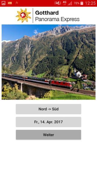 the latest information about the Gotthard Panorama Express: www.sbb.