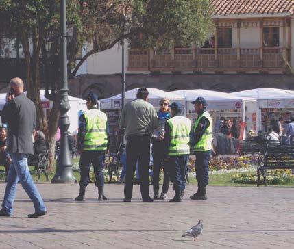 The presence of the ambulances on Plaza de Armas has influenced the actions taken by the city of Cusco when it comes to the public realm.
