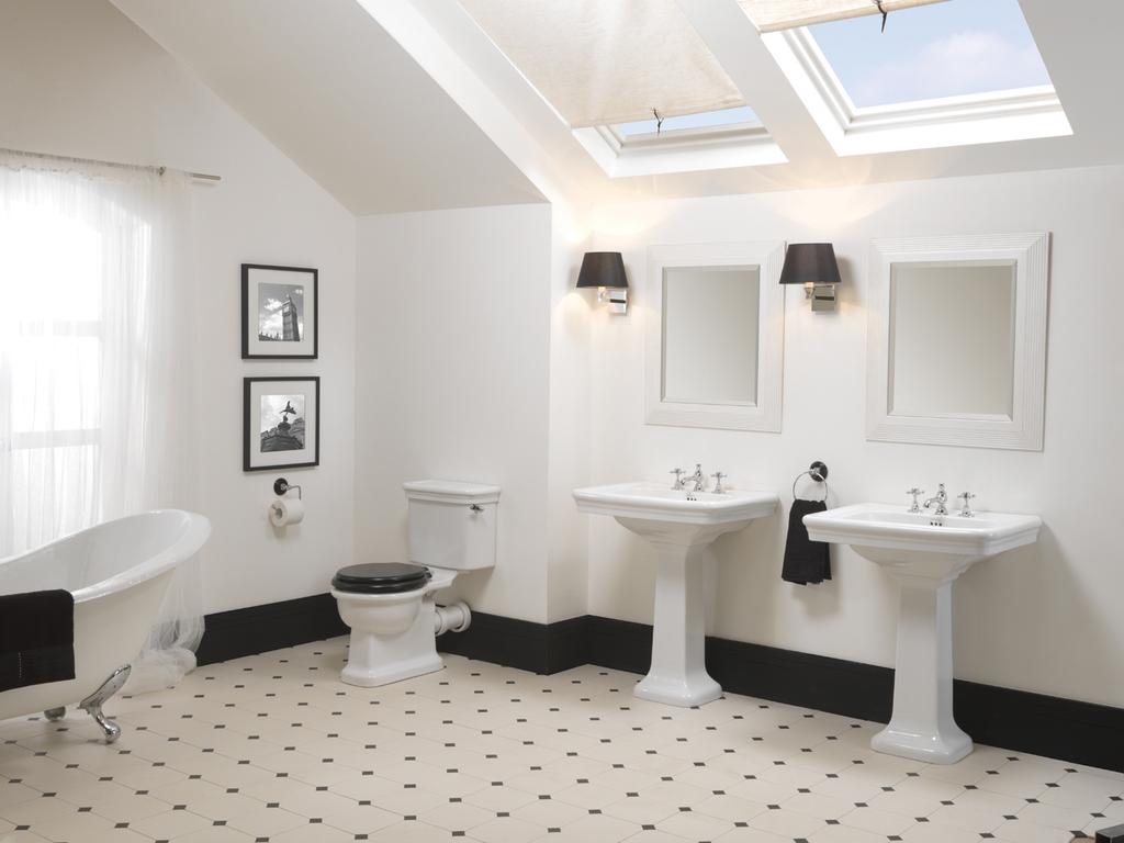 Page 5/5 - IPPR04.12Cons Pictured here; Etoile s new close-coupled pan and cistern with wenge toilet seat, large basin with pedestal and the Derwent slipper bath.