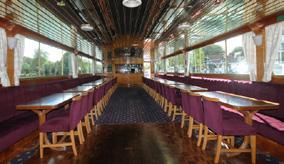 of the lower deck saloon making this boat perfect for any event or