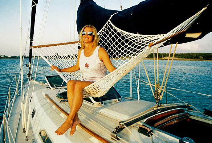 Sailboat Hammock Recycled Polyester Weather-resistant Sailboat