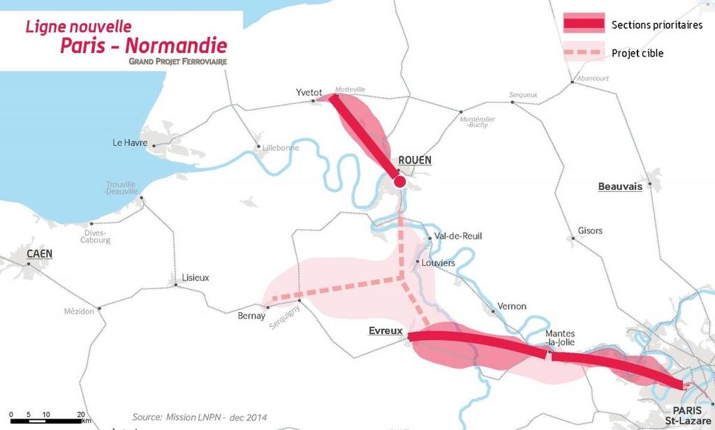 New TGV line Paris Normandie (LNPN)