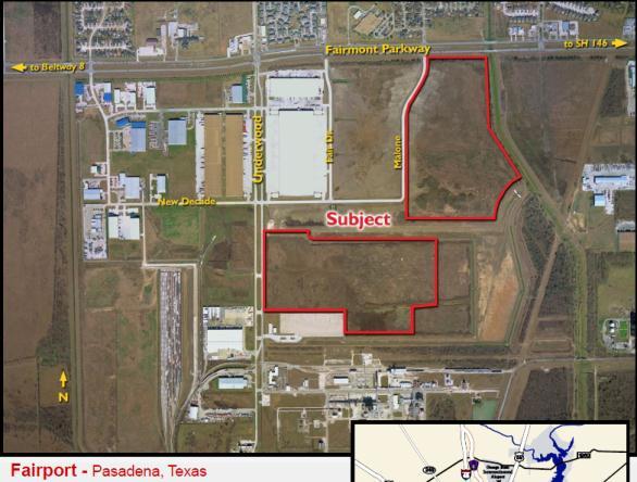 Houston, TX State Highway 3 54-acre development. 800,000+ SF build-out.