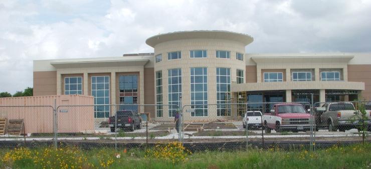 and rehab/healthcare center Kelsey-Seybold under construction The Medical