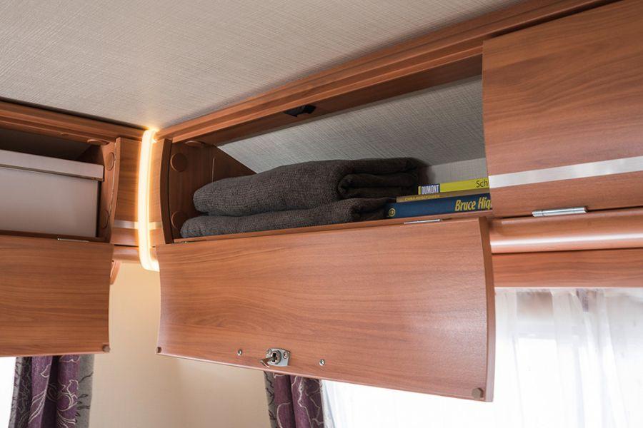 The chests underneath the seat in the seating areas provide an enormous amount of storage space even for larger items.