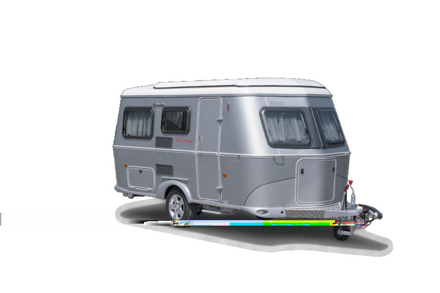 Exterior view & stowage compartments ERIBA Touring caravan The ERIBA Touring is characterised by its particularly striking body