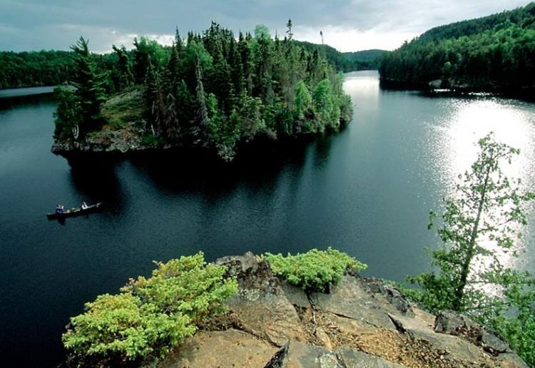 Boundary Waters Boundary Waters is situated within the Superior National Forest in northeastern Minnesota.