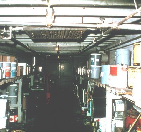 Storage of Flammable and Combustible Liquids Storage must not limit the use of exits, stairways, or areas normally used for the safe egress of people In office occupancies: Storage prohibited except