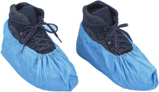 Additional PPE OVERSHOE Hygienic and dirt-protection shoe. Material: Polyethylene Material thickness: 20 µ One size: Length 40 cm Size Color Art. No. P. Qty.
