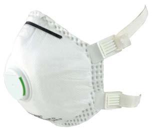 Particle Filtering Half Masks MASK 1815 FFP3 WITH VALVE Breathing Protection FFP3 mask with valve, exhalation valve ensures the user feels comfortable wearing the mask, design ensures the