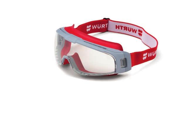Safety Glasses FULL-VISION GOGGLES SCORPIUS The integrated magnet technology enables a sun protection lens to be attached and removed quickly and flexibly.