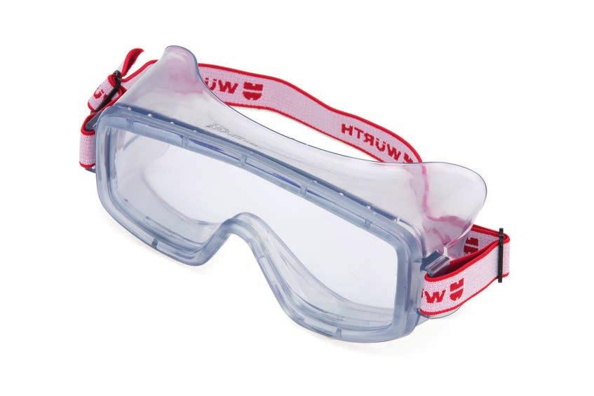 Highly impact-resistant polycarbonate lens. Unique coating (outside extremely scratchproof, inside permanently resistant to fogging). Fast, simple lens changes. Individually adjustable head strap.