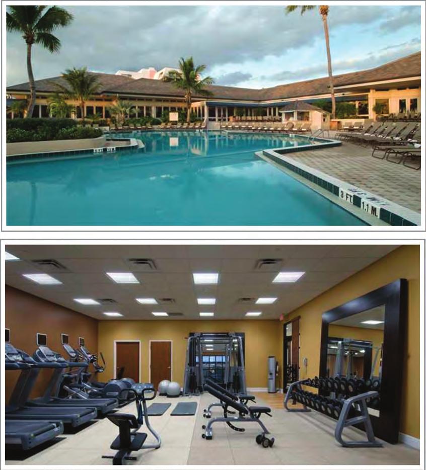 Pool & Workout Area PARK SHORES RESORT & CONVENTION CENTER For relaxation after a day s work, take advantage of our
