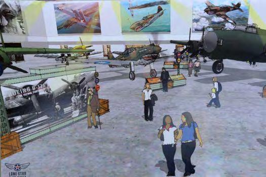 Lone Star Flight Museum, $35 million, 130,000 SF