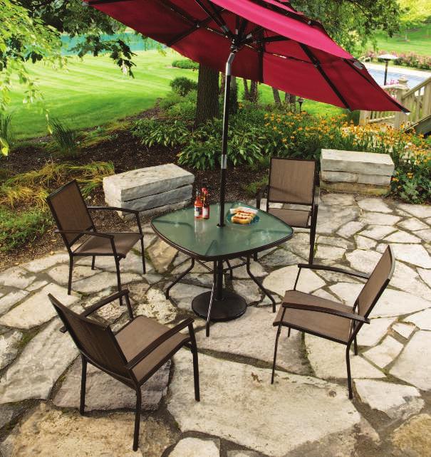 smart and simple THE BRISTOL BRISTOL DINING SET Bristol Sling Fabric Furnish your outdoor space in