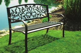 bench in antique bronze, sure to bring delight to young and old alike. Supports 120 lb. 800644 $49.