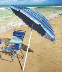BEACH CHAIR CANOPY Clips to any beach chair frame to provide sun protection. SPF 100+ and Total Sun Block technology.