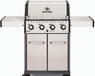 drop down side shelves, and locking swivel casters. 801082 $399.00 A C B D D. 4-BURNER GAS GRILL 40,000 BTU, 440 sq. in. total cooking area.