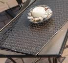 Powder coated steel frames and outdoor cushions are virtually maintenance free.