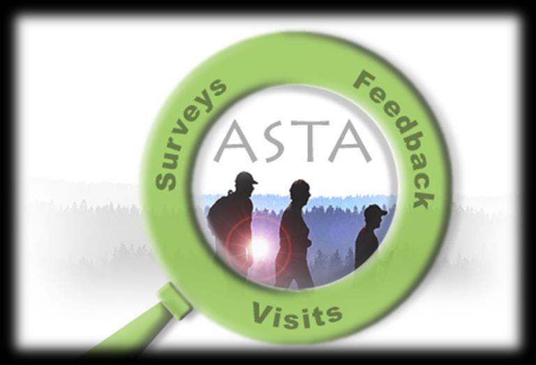 The current volume of data in ASTA Protected Areas 146 visitor surveys since 2000 More than 56 000 survey responses 400 electronic