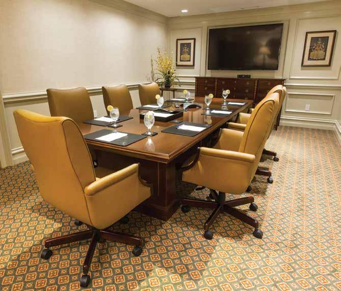 Meeting and corporate board rooms make gatherings remarkable. To its members, The Buffalo Club serves as a second home for business affairs.