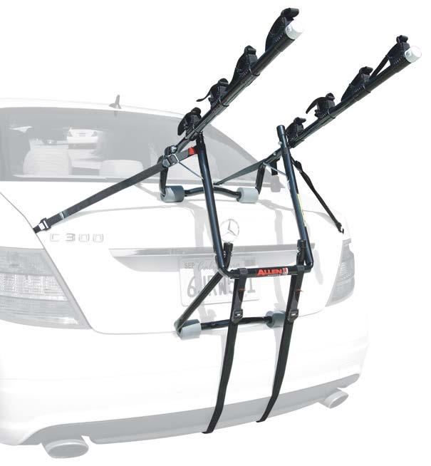 TRUNK MOUNTED 103DN DELUXE 3-BIKE TRUNK MOUNTED CARRIER 15 Long Carry Arms Easily Accommodate A Wide Range Of Bicycle Styles 11.