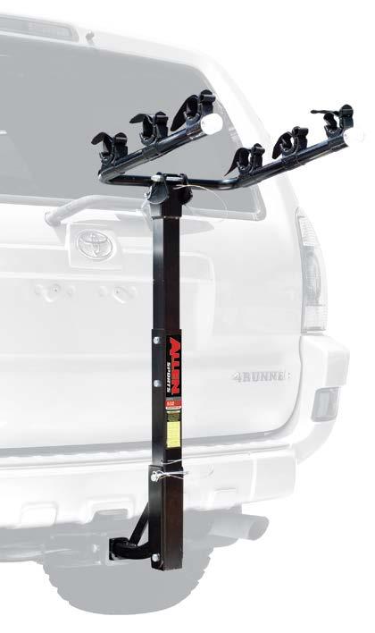 HITCH MOUNTED 522RR DELUXE 2-BIKE 1 1/4 & 2 HITCH MOUNTED CARRIER Hitch Insert Fits Either 1 1/4 Or 2 Receiver Hitches.