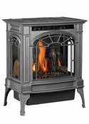 Lopi gas stoves provide radiant heat to the immediate area, and unlike most cast iron stoves they have the added benefit of a built-in convection chamber, which circulates room air around the
