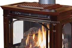 Stove Finishes Lopi gas stoves come in your choice of three finishes: NEW IRON - A soft charcoal paint that echoes the richness of cast iron and helps to highlight the beautiful cast details.