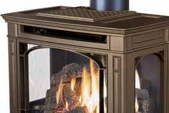 The Bronze Patina features layers of warmth and depth added to their color with subtle highlights around the edges, giving each stove its own unique look with classic American style.